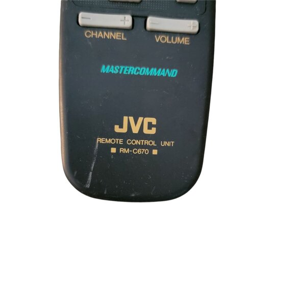 Genuine JVC Master Command  Remote Control RM-C670 Tested and Works - Picture 3 of 3